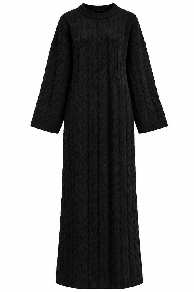 Anna Cable Knit Maxi 🖤