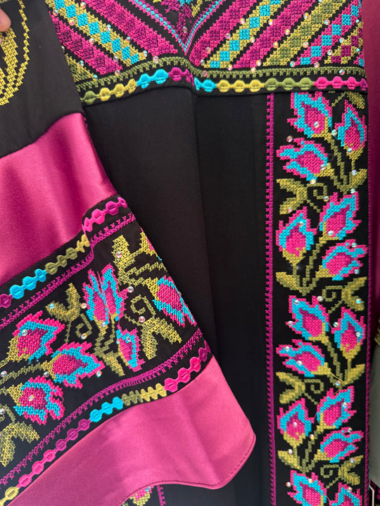 Magenta Noor Palestinian Thobe