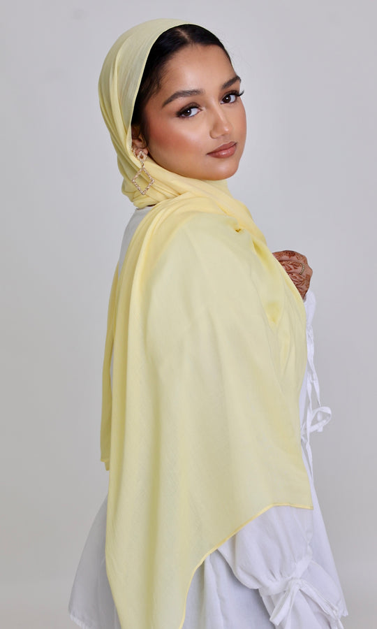 Buttercream Modal Hijab 🍋