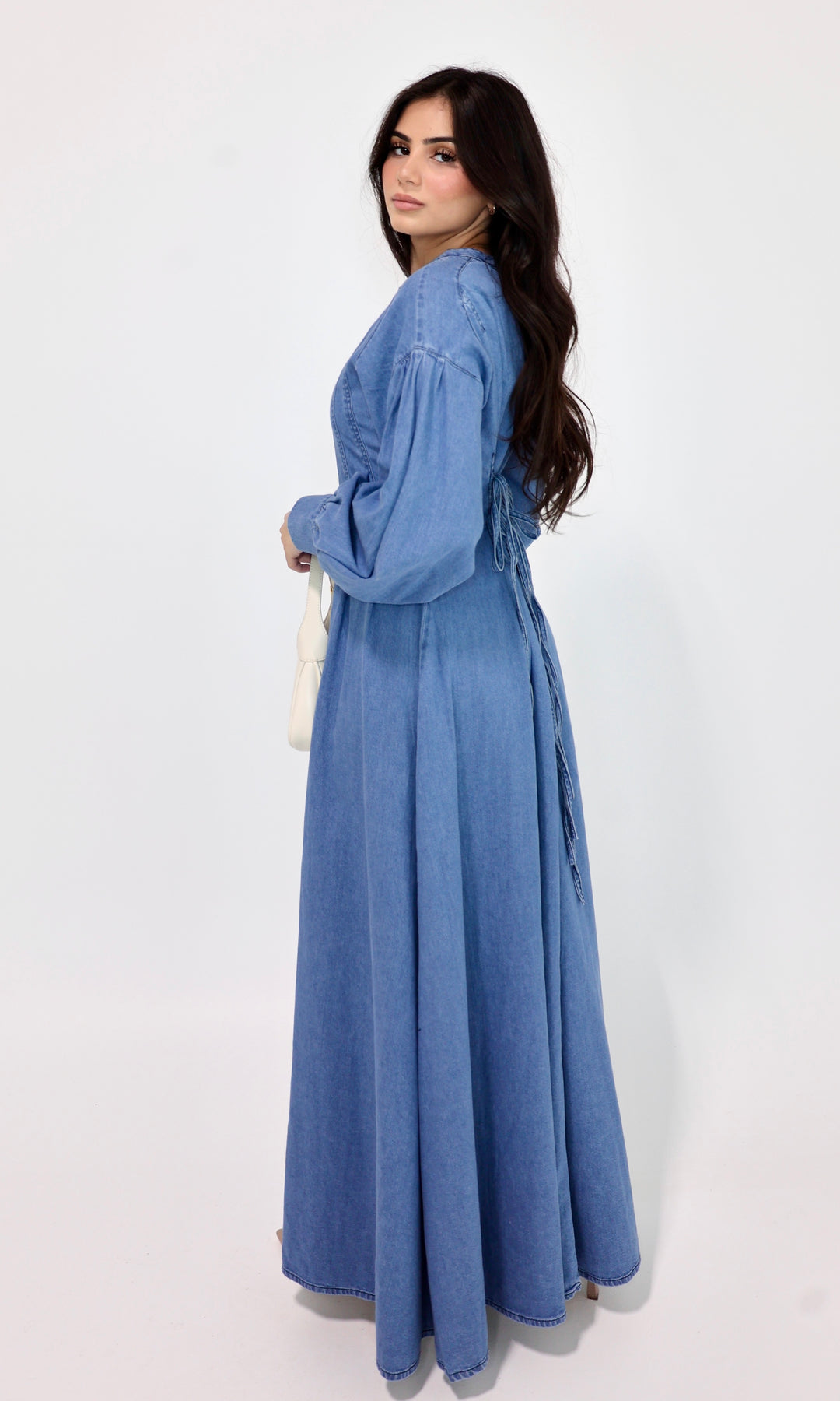 Selina Oversized Denim Maxi