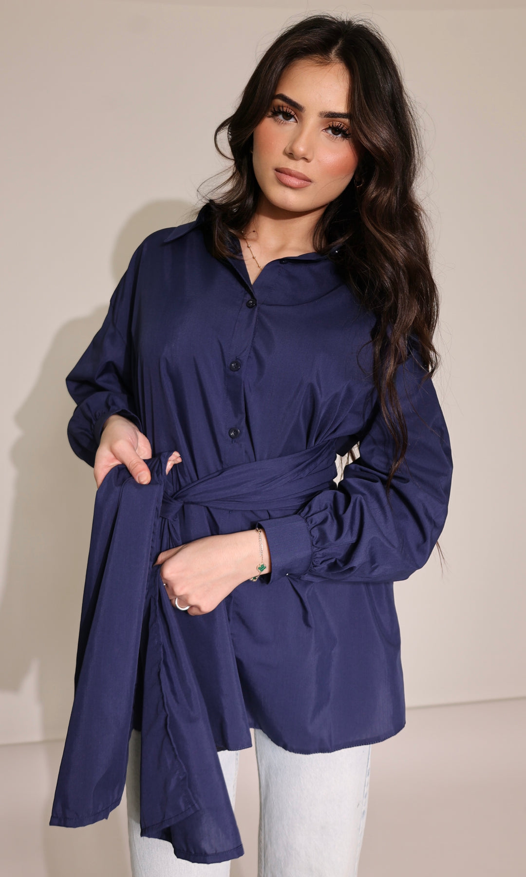 Nina waist tie top
