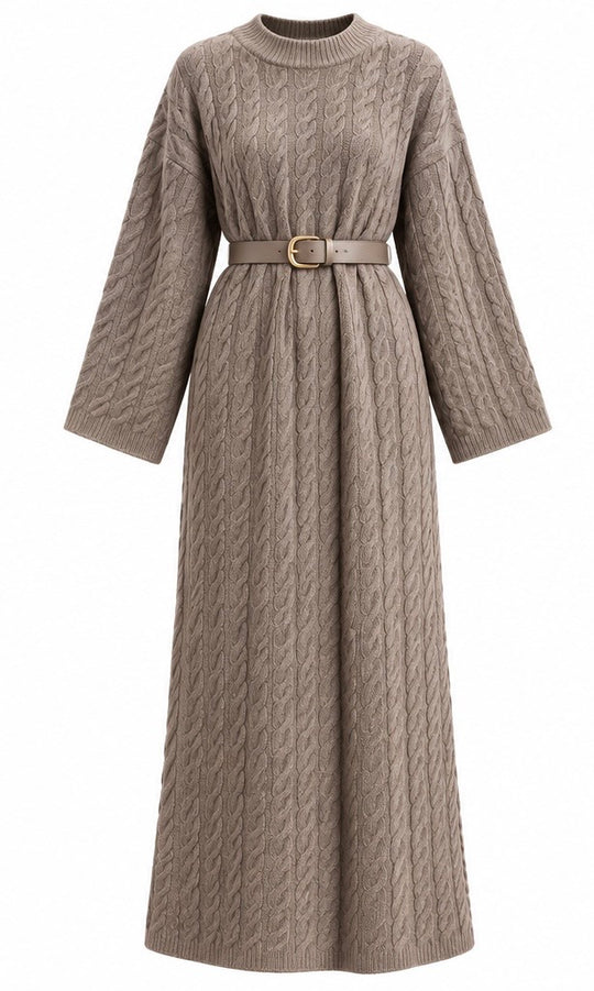 Anna Cable Knit Maxi