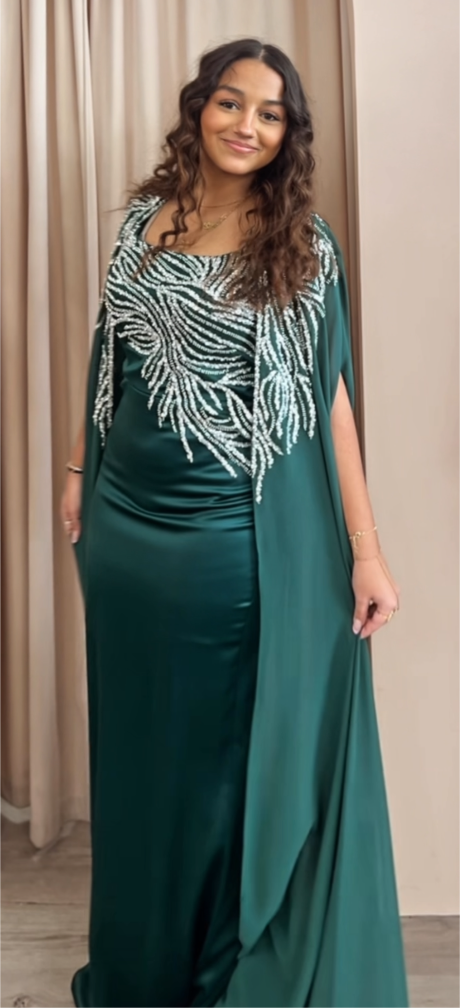 Marwa Cape Dress