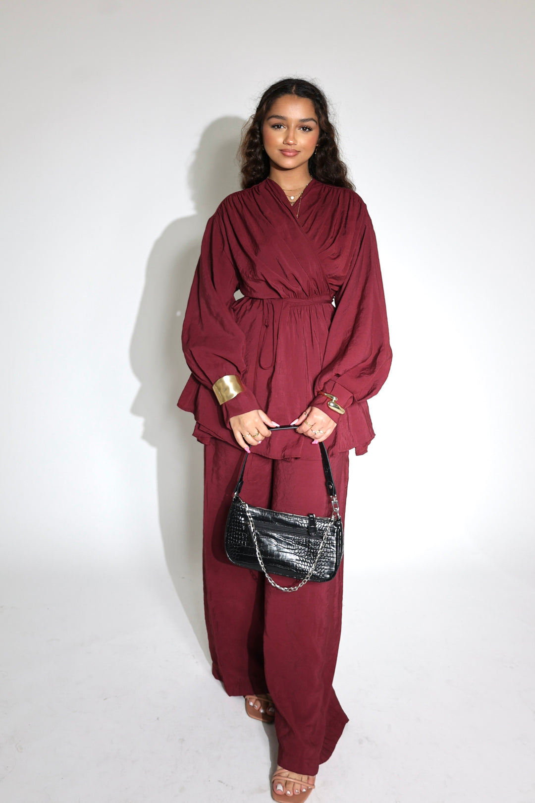 Sarab Co-ord Wrap set