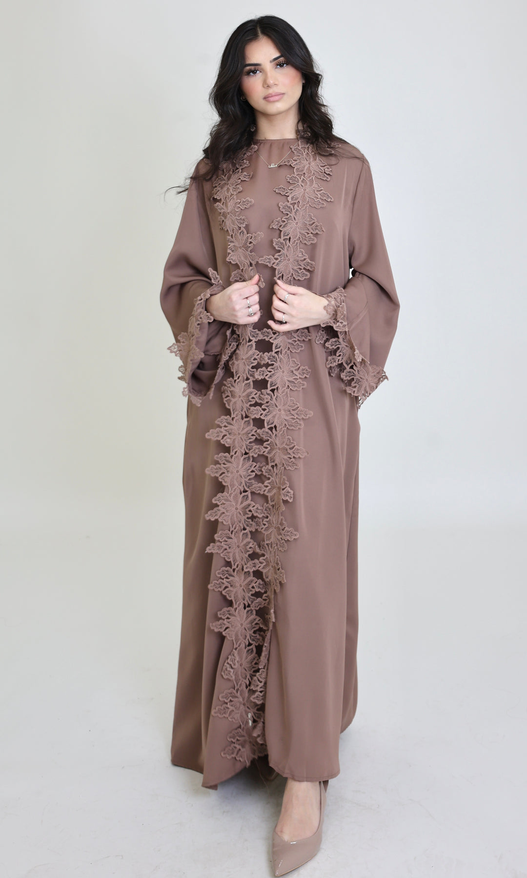 Amara Lace Abaya Set