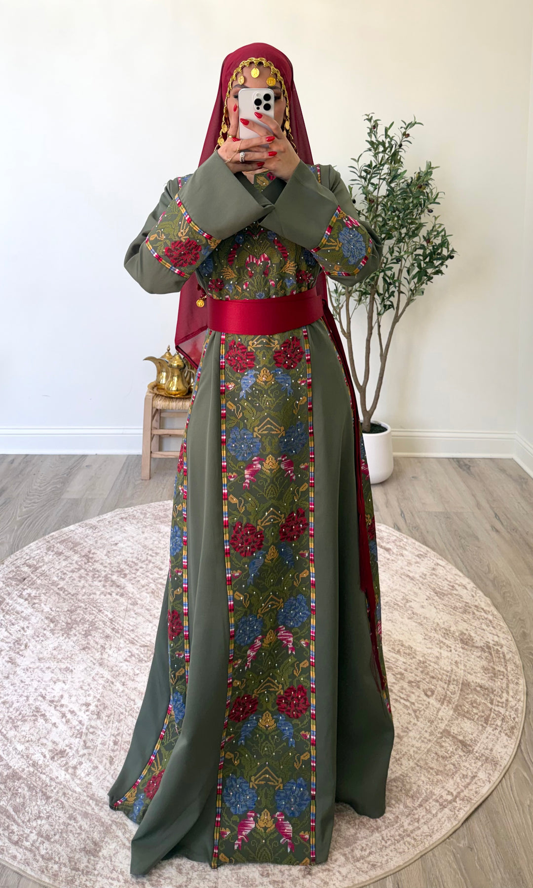 Olive Heritage Thobe