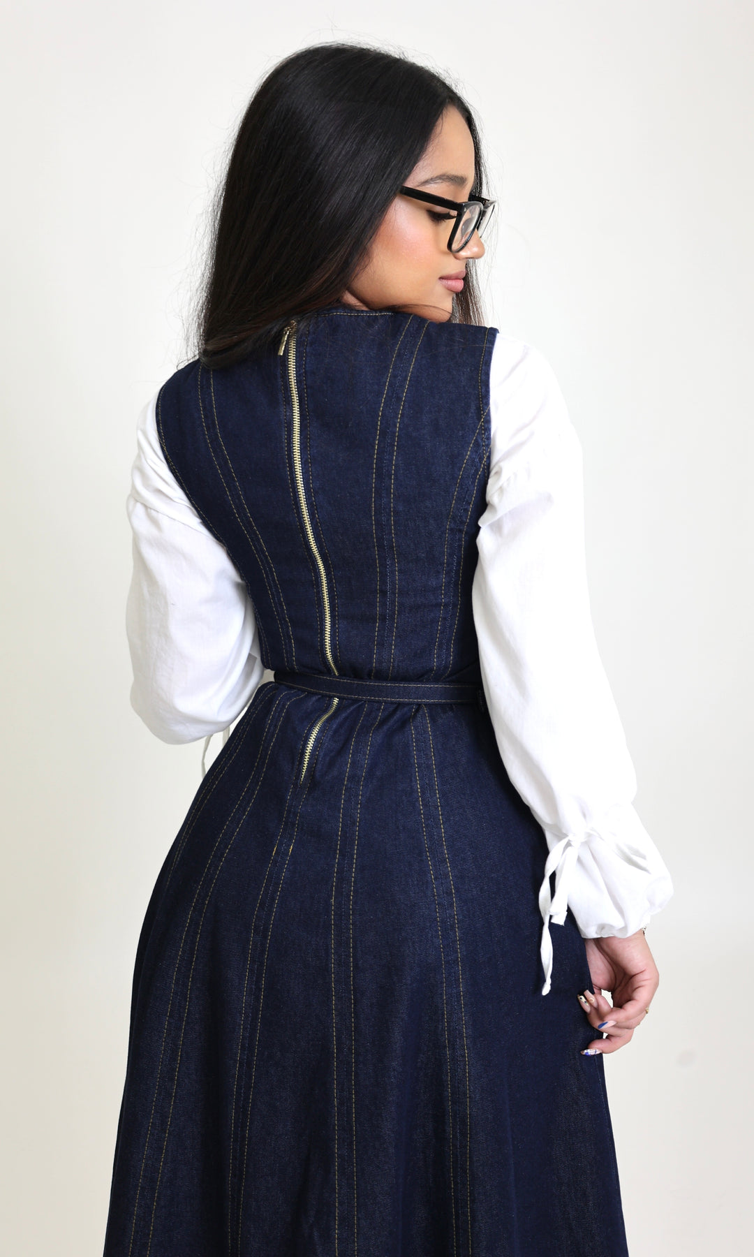 Sereen Denim Maxi
