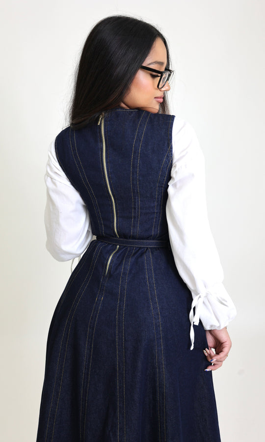 Sereen Denim Maxi