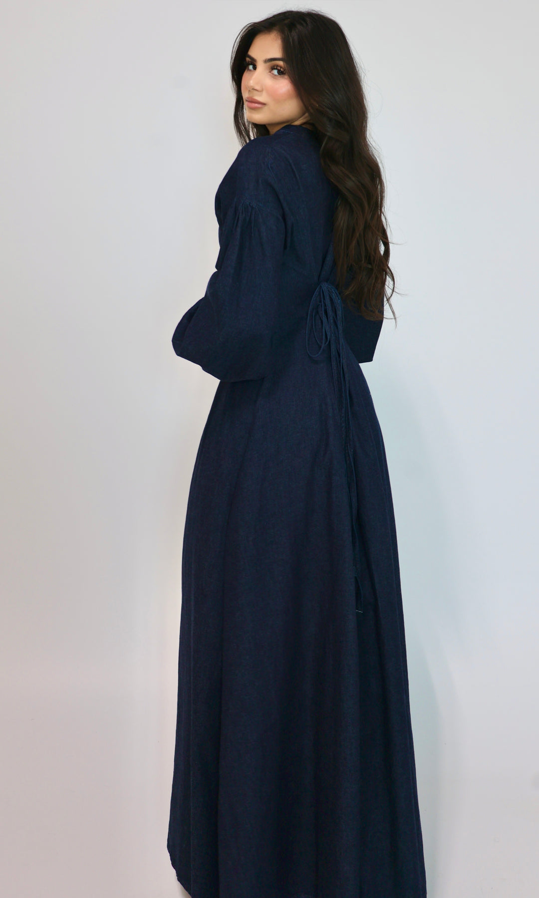 Selina Oversized Denim Maxi