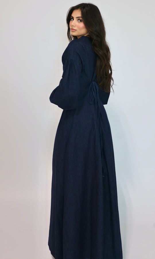 Selina Oversized Denim Maxi