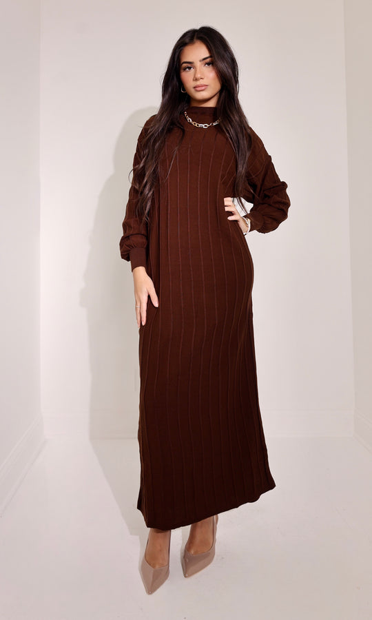 Mira ribbed maxi
