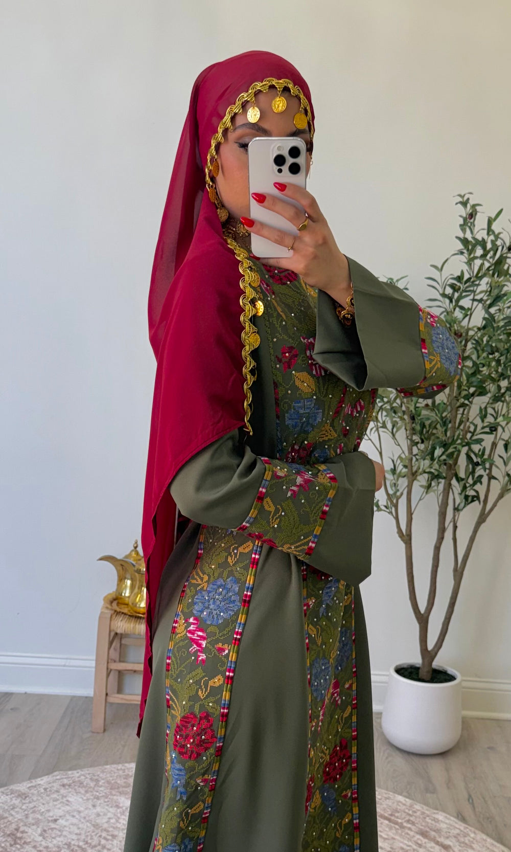 Olive Heritage Thobe