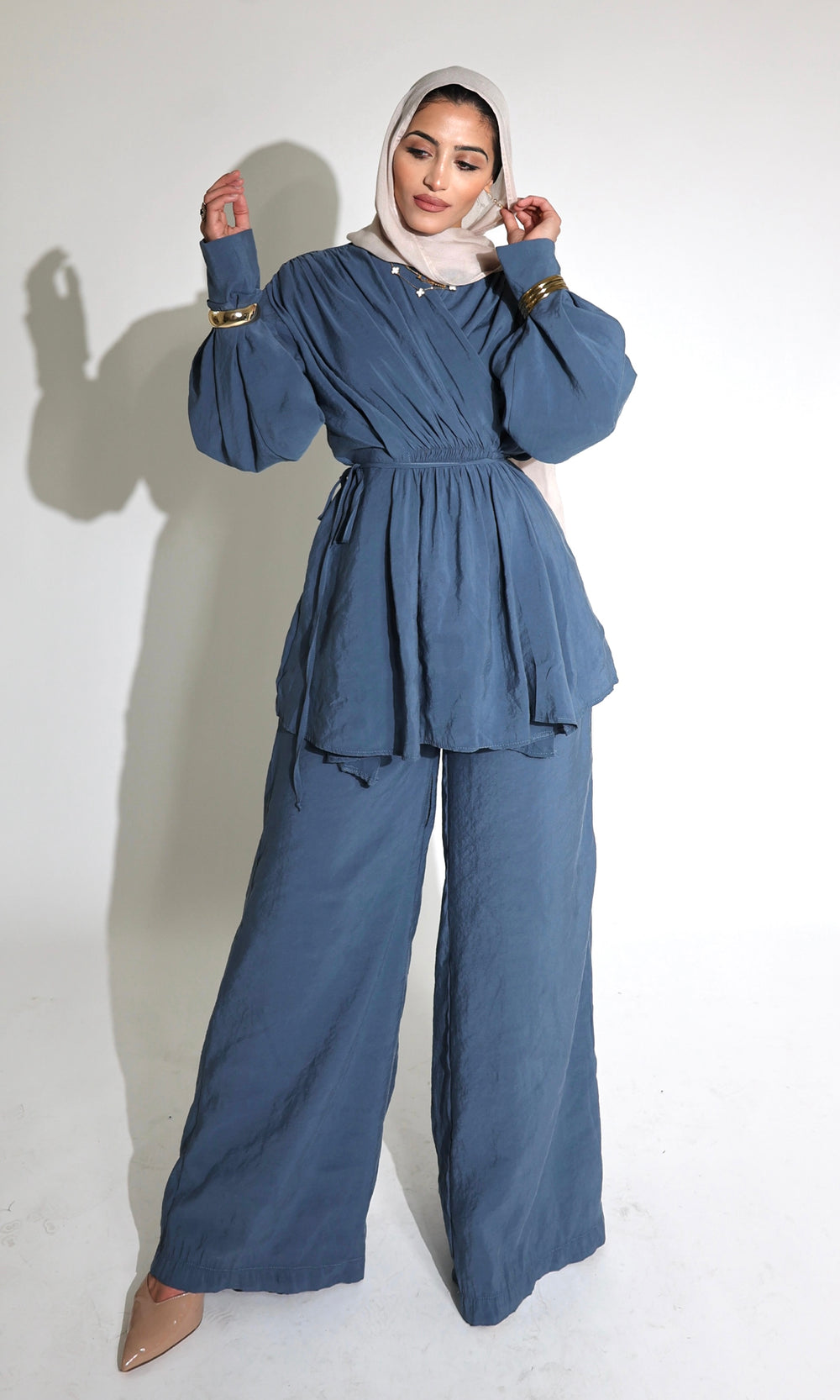 Sarab Co-ord Wrap set