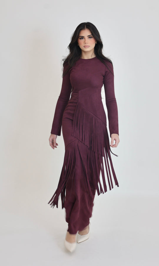 Miranda suede Maxi