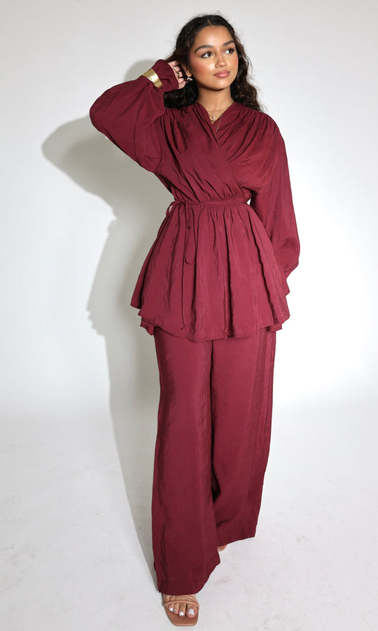 Sarab Co-ord Wrap set