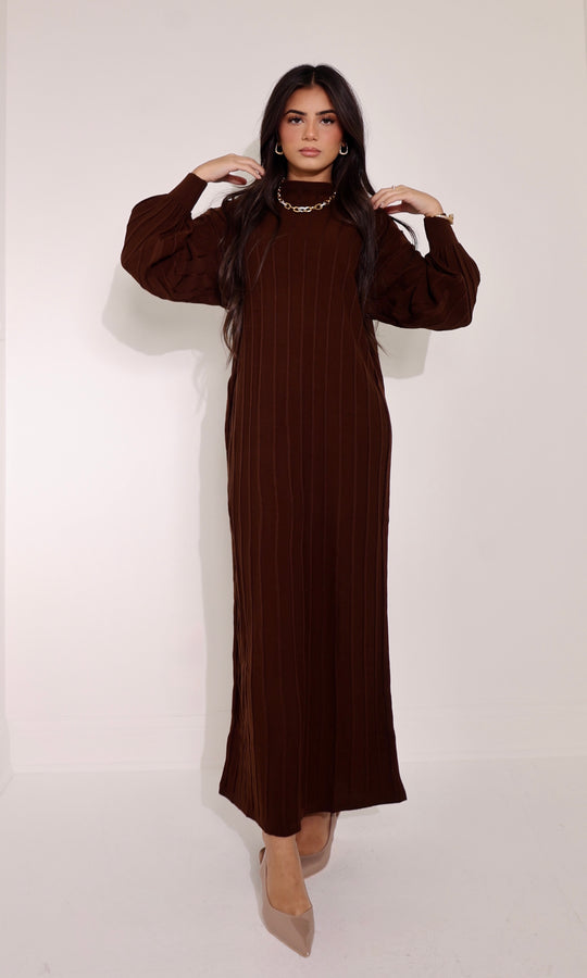 Mira ribbed maxi