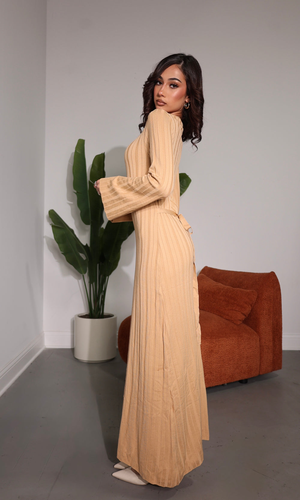Naya Ribbed Maxi dress