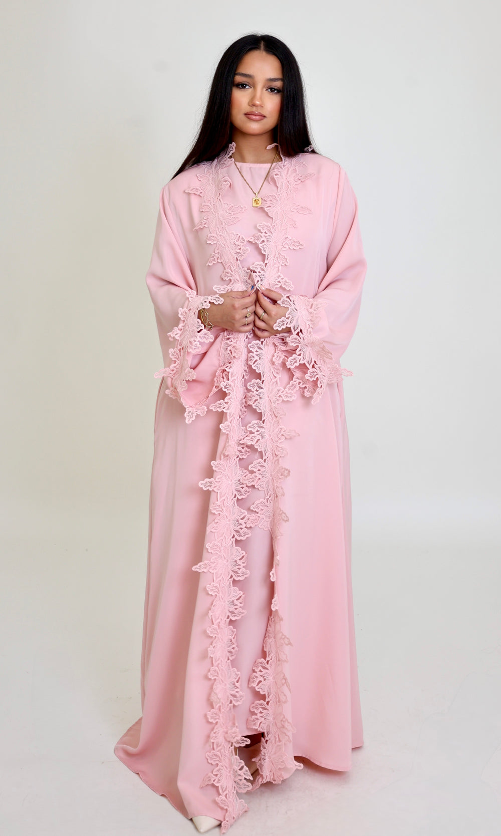 Amara Lace Abaya Set