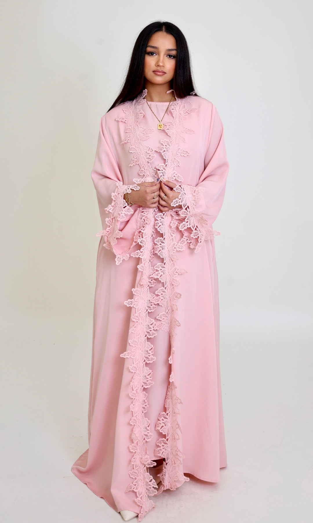Amara Lace Abaya Set