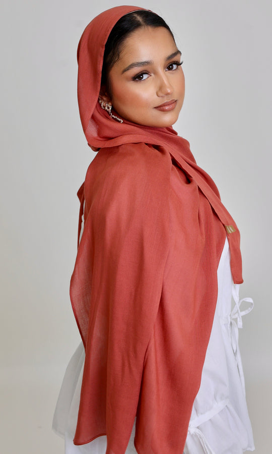 Terracotta Rose Modal Hijab