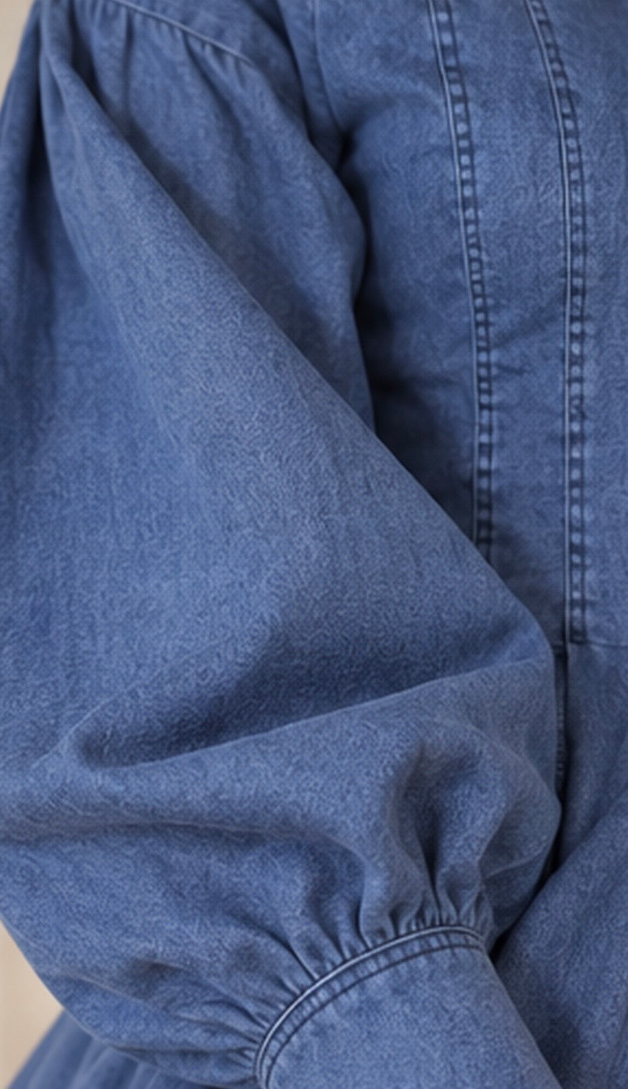Selina Oversized Denim Maxi