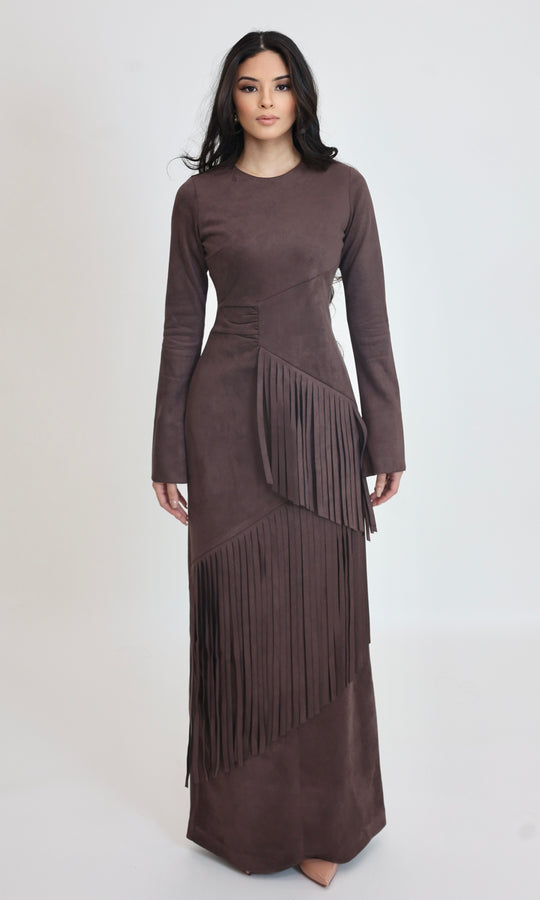 Miranda suede Maxi