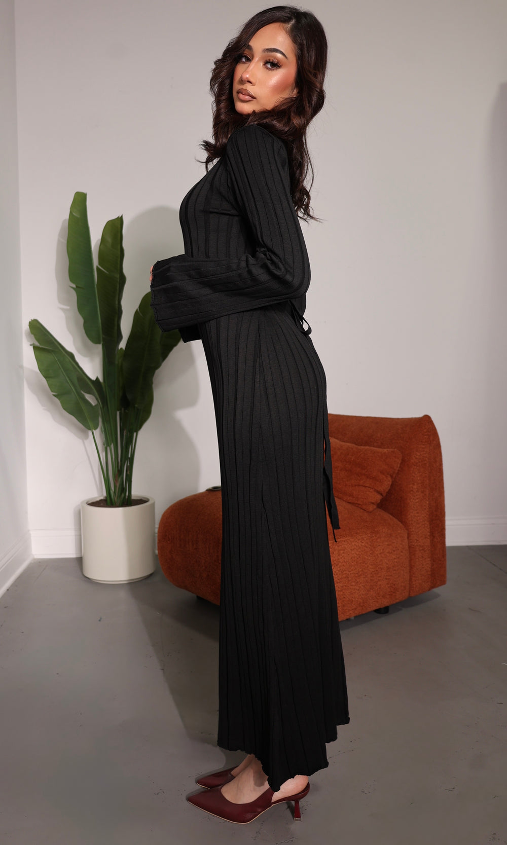 Naya Ribbed Maxi dress