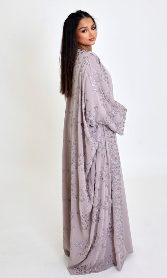 Layali Embroidered Abaya Set