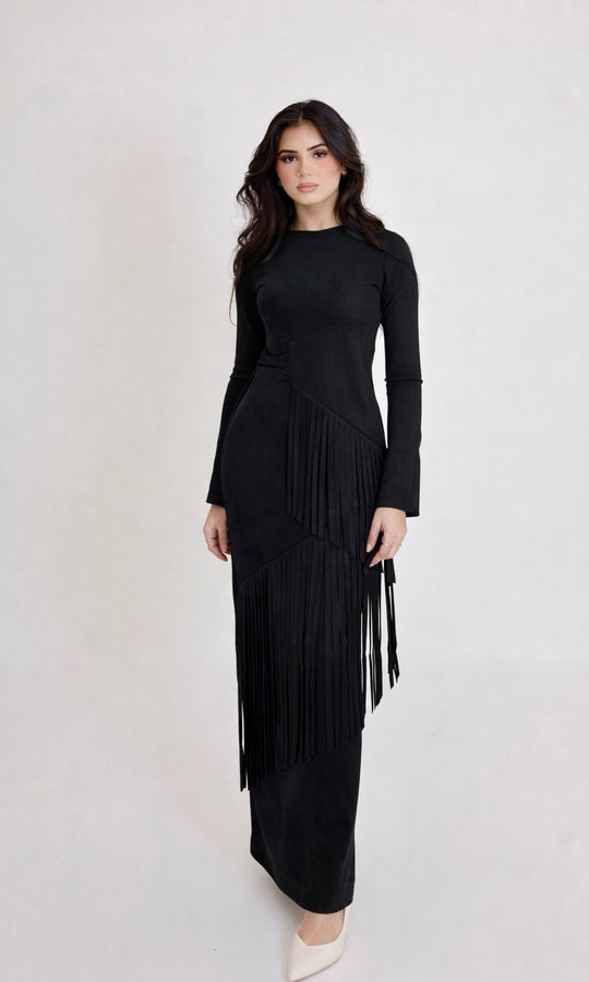 Miranda suede Maxi