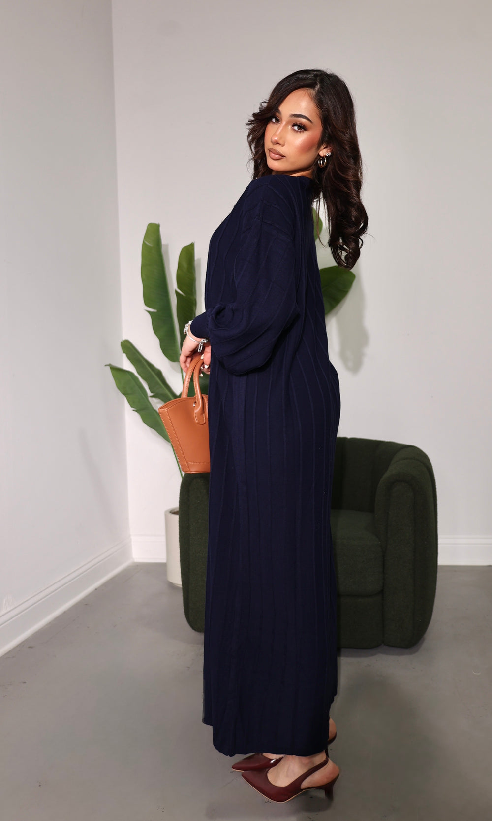 Mira ribbed maxi