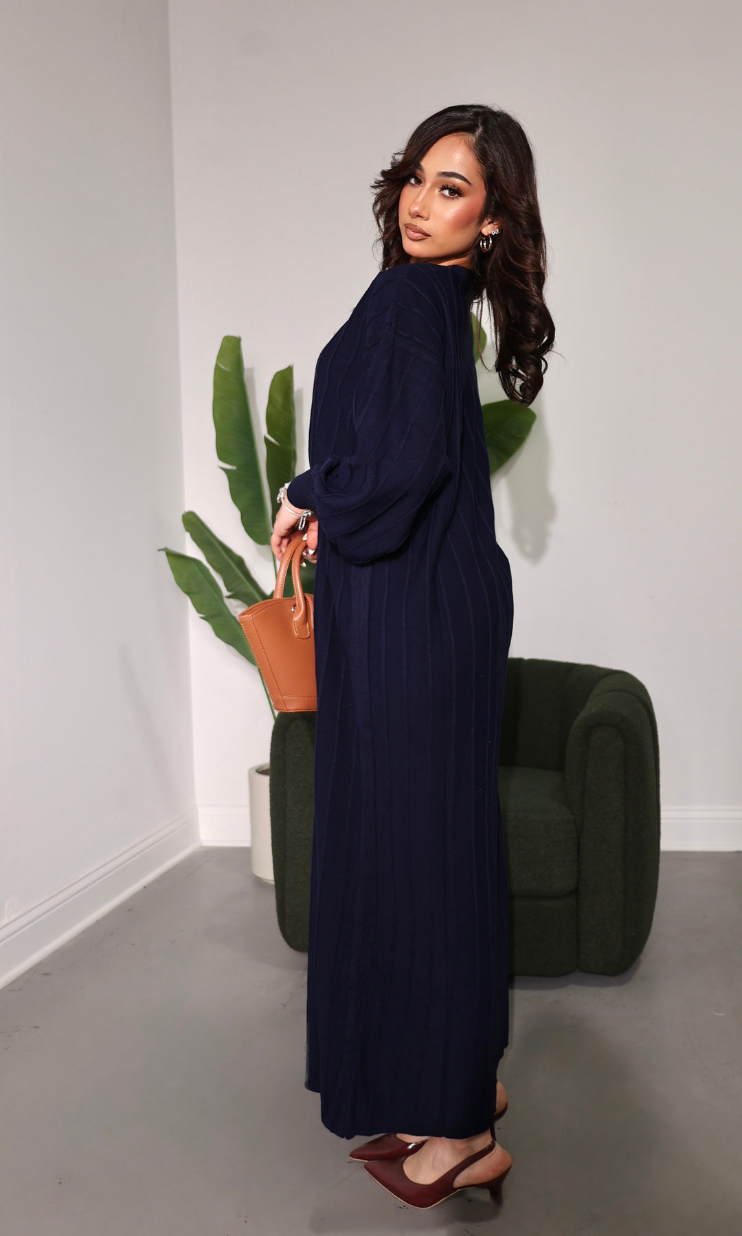 Mira ribbed maxi