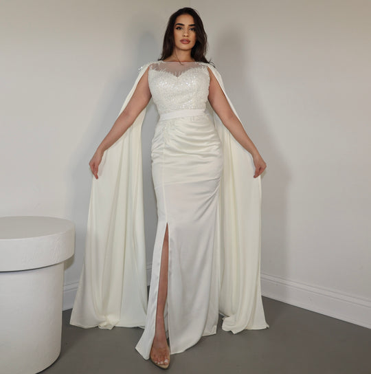 Hayat Evening Gown (ivory)