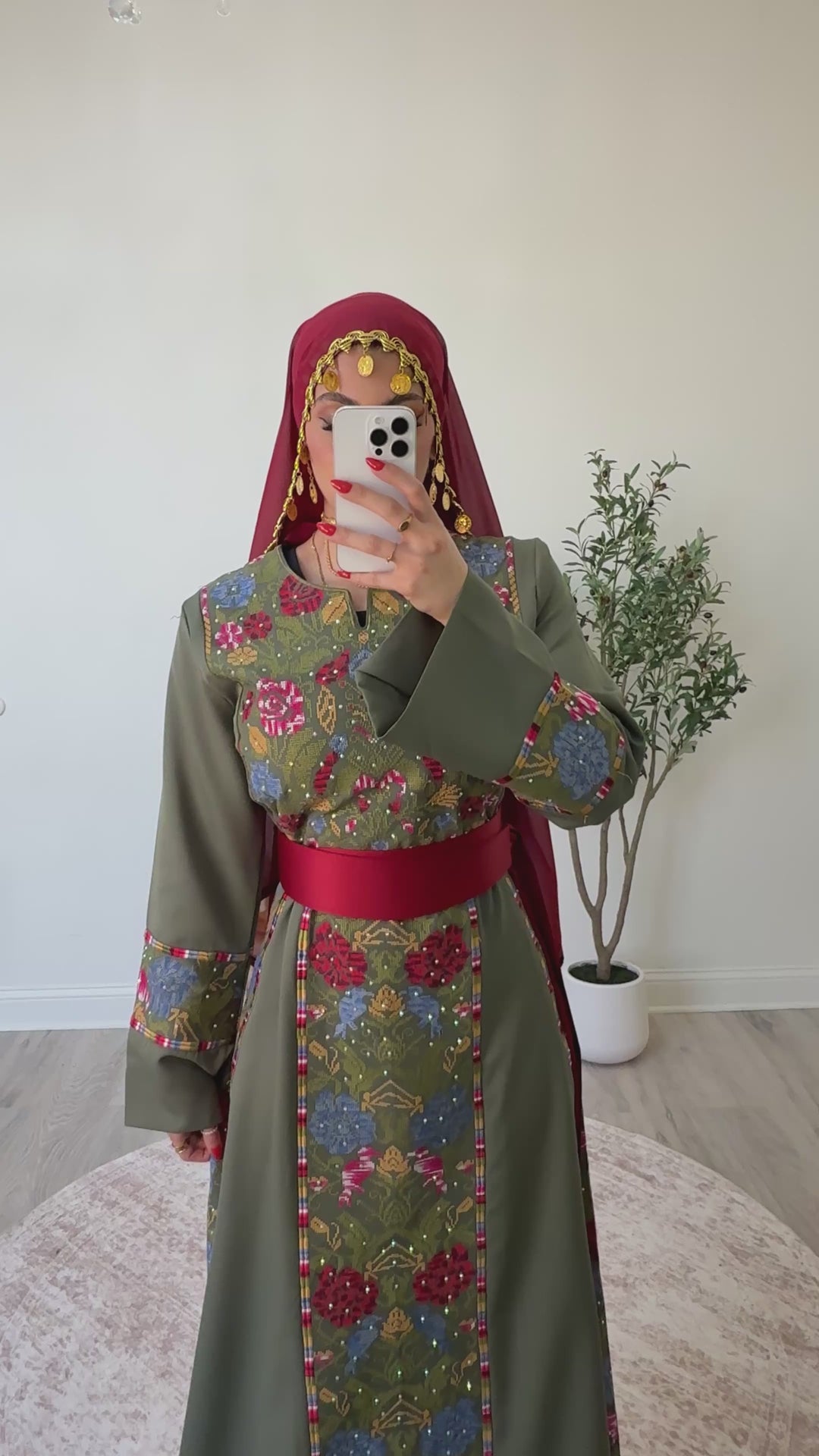 Olive Heritage Thobe