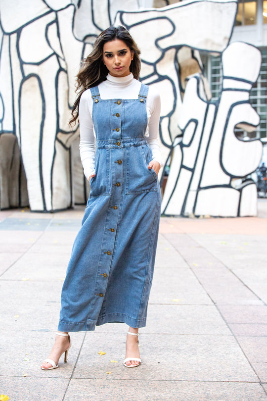 MB Denim Maxi Overalls